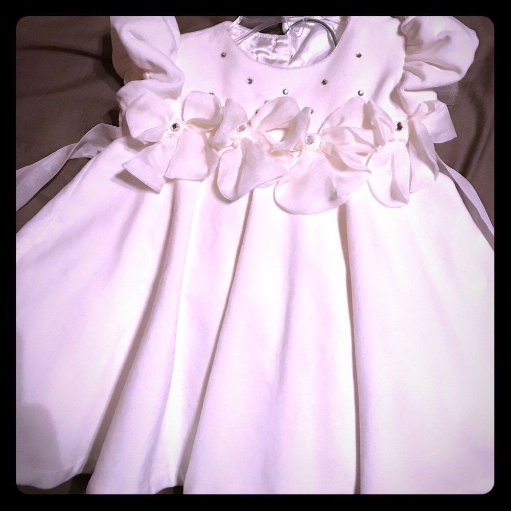 Gorgeous Ivory and rhinestone dress!